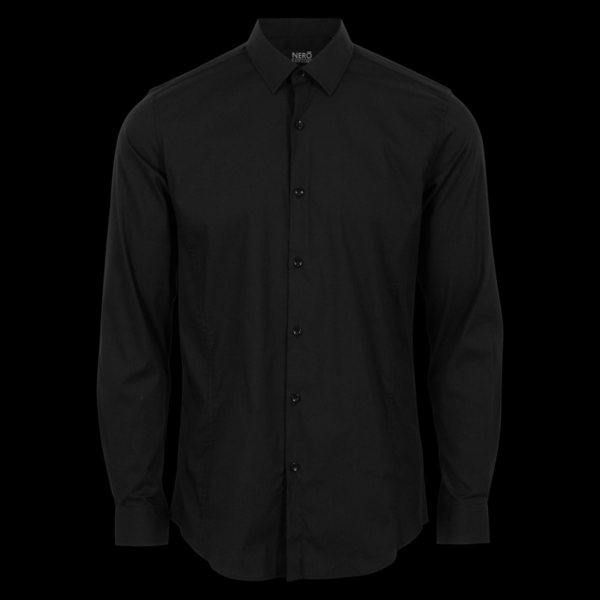 Nero Modena Herre Skjorte - Black - 3XL