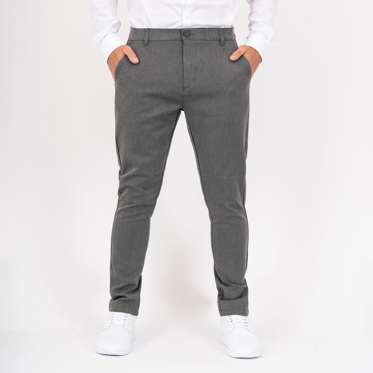 Nero Pavia Performance Herre Bukser - M. Grey - 26/30