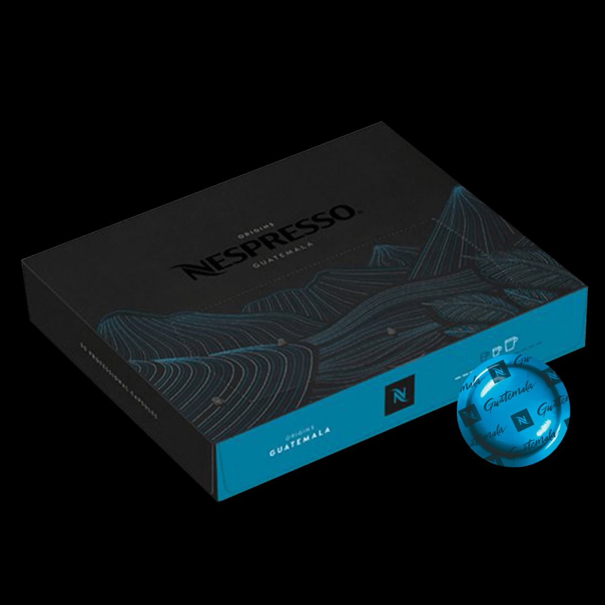 Nespresso Pro - Lungo Origin Guatemala (50 stk) - Kapsler til Nespresso Pro