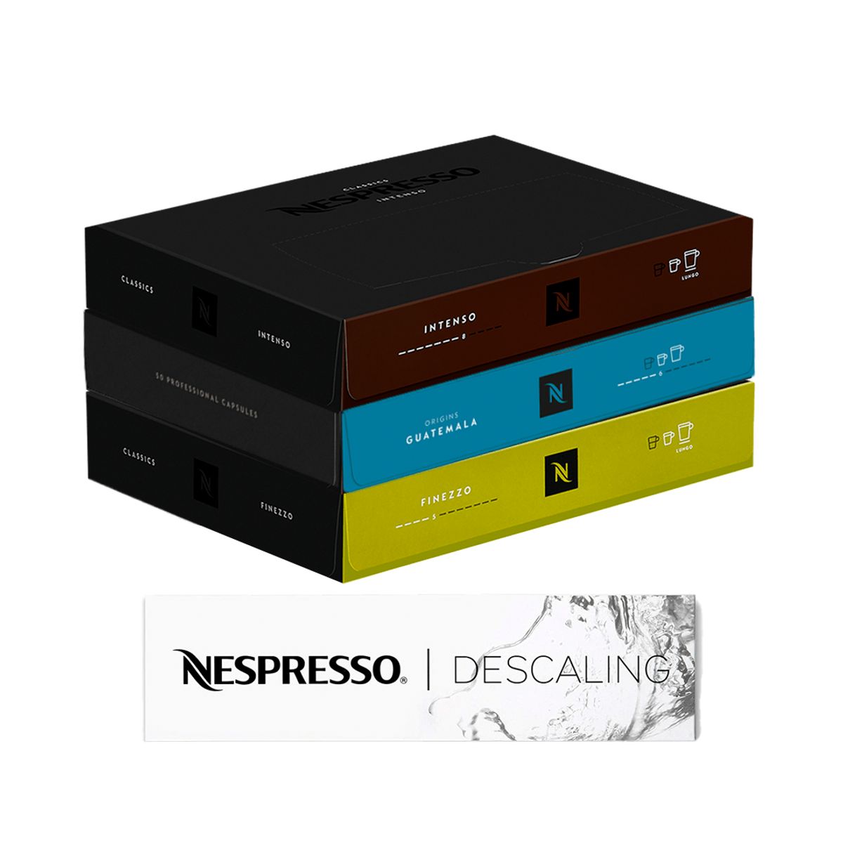 Nespresso Pro - Nespresso Pro Bestseller Pakke - Kapsler til