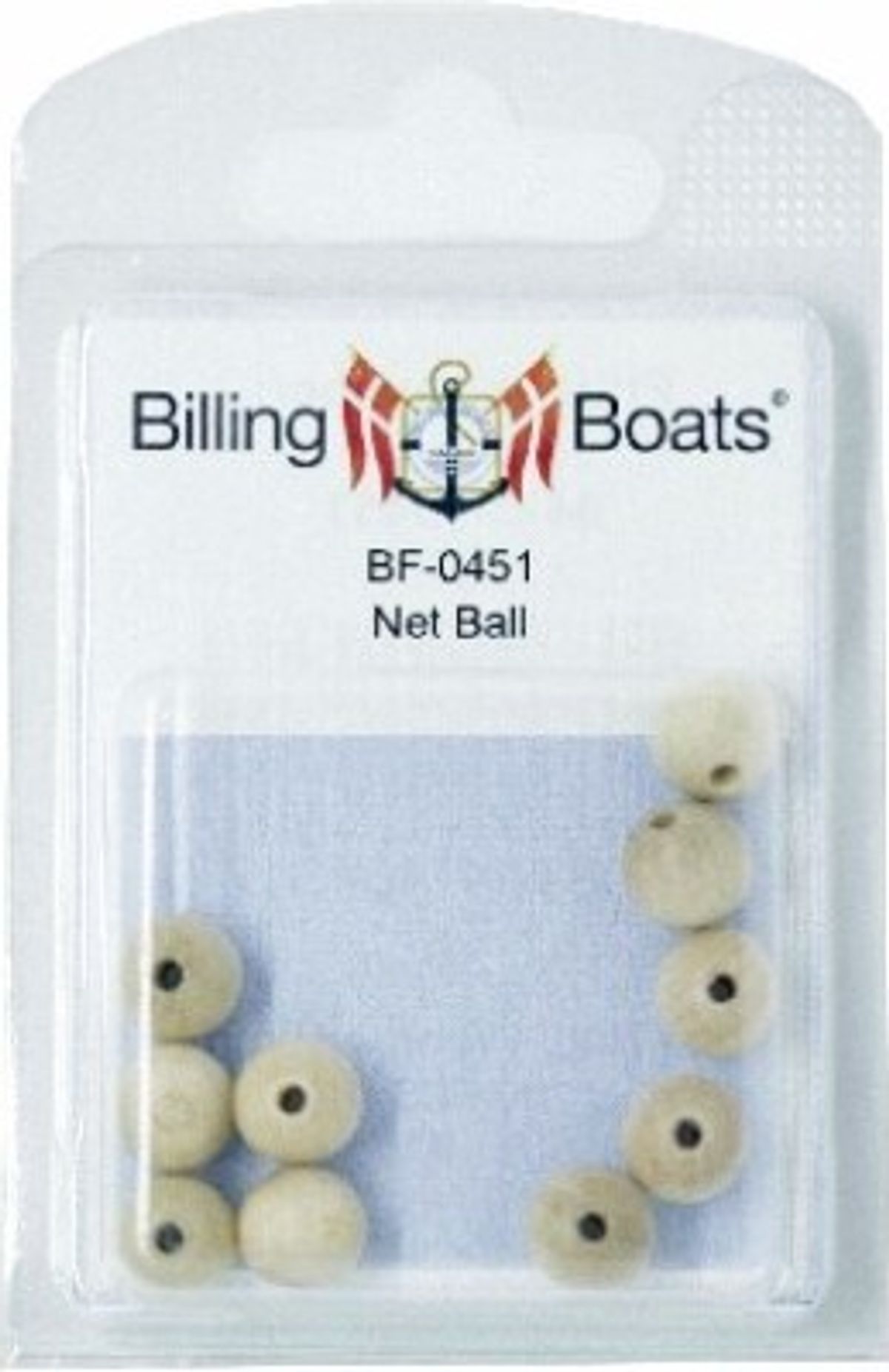 Net Ball, Woood - 10mm /10 - 04-bf-0451 - Billing Boats