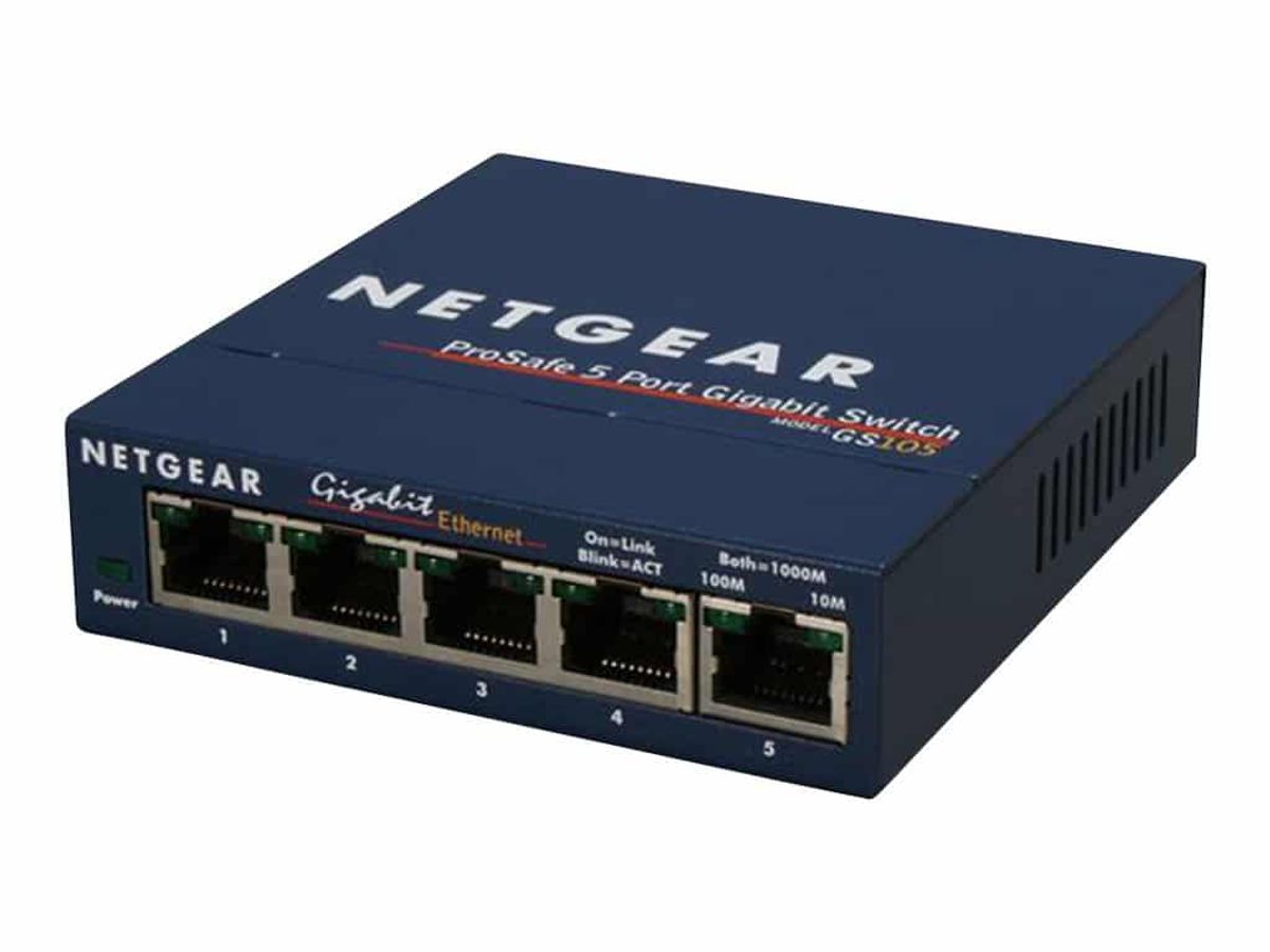 NETGEAR ProSafe GS105 5-port Gigabit Switch