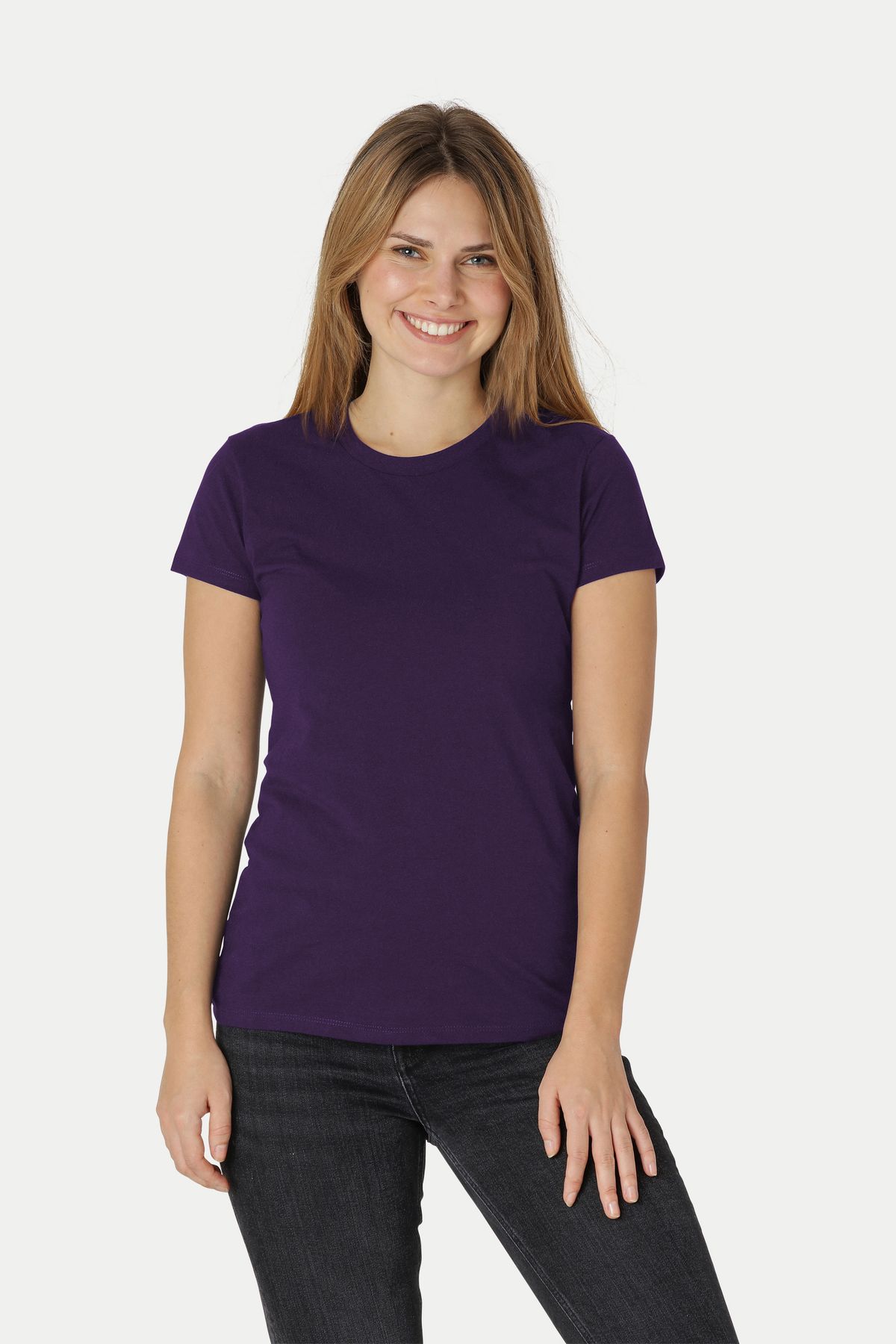 Neutral Dame Fitted T-Shirt Lilla