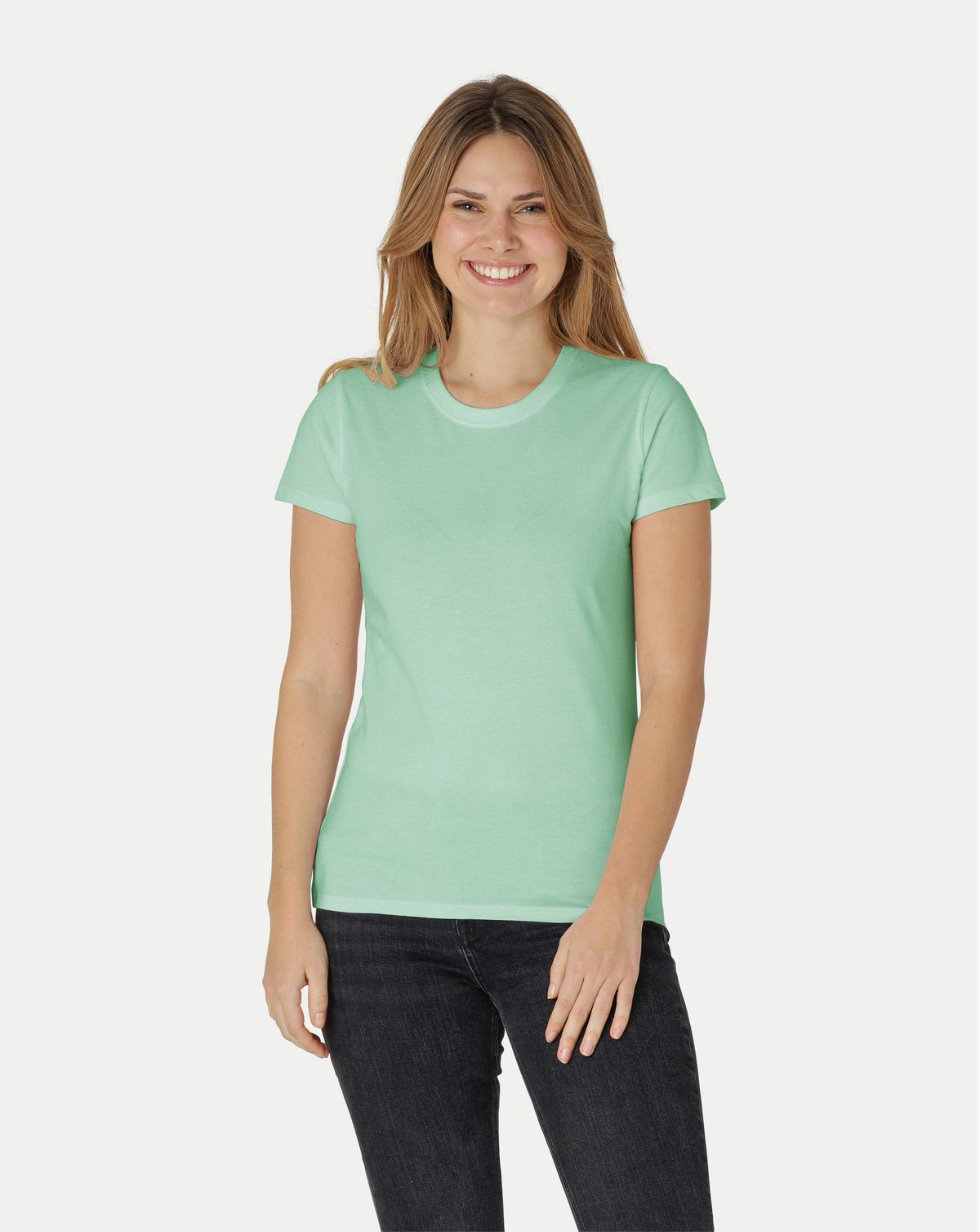 Neutral Dame Klassisk T-Shirt Mint