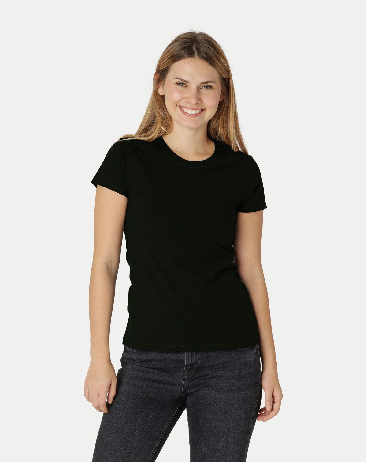 Neutral Dame Klassisk T-Shirt Sort