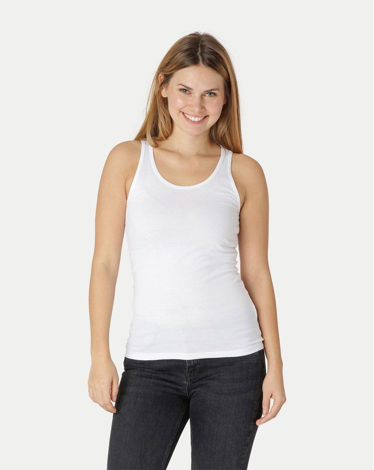 Neutral Dame Tank Top Hvid