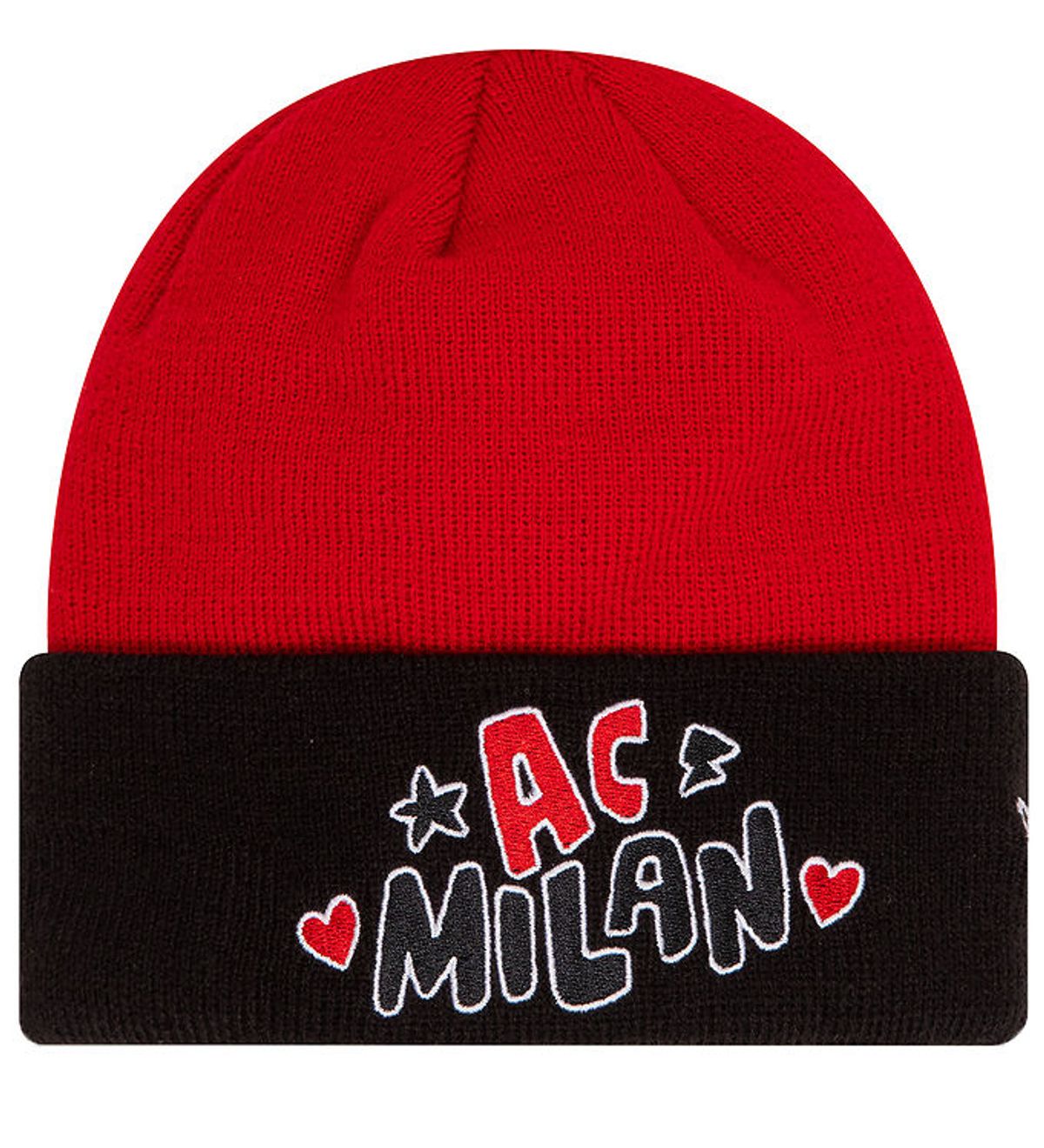 New Era Hue - Strik - AC Milan - Rød/Sort