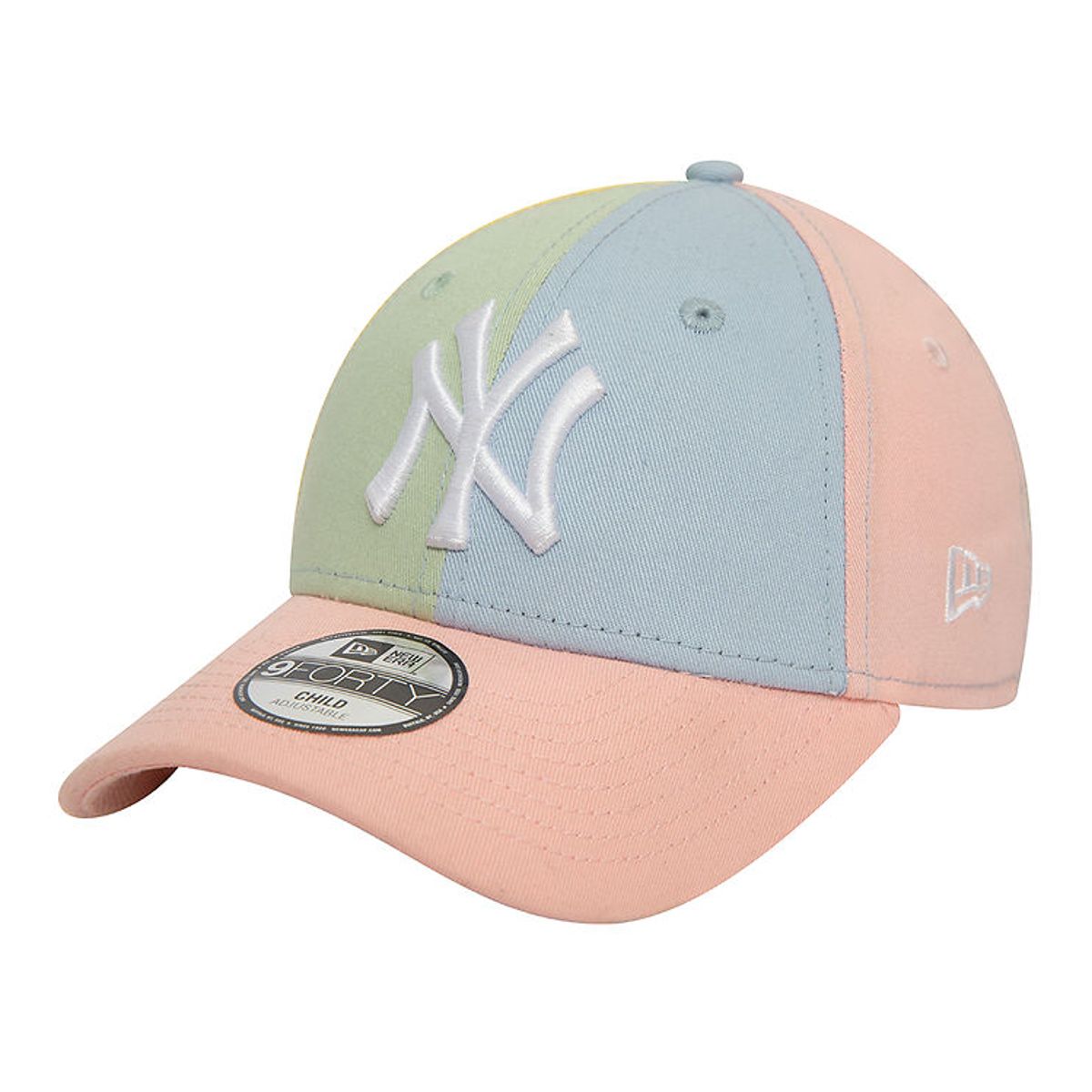 New Era Kasket - 9Forty - New York Yankees - Pastel Multifarvet