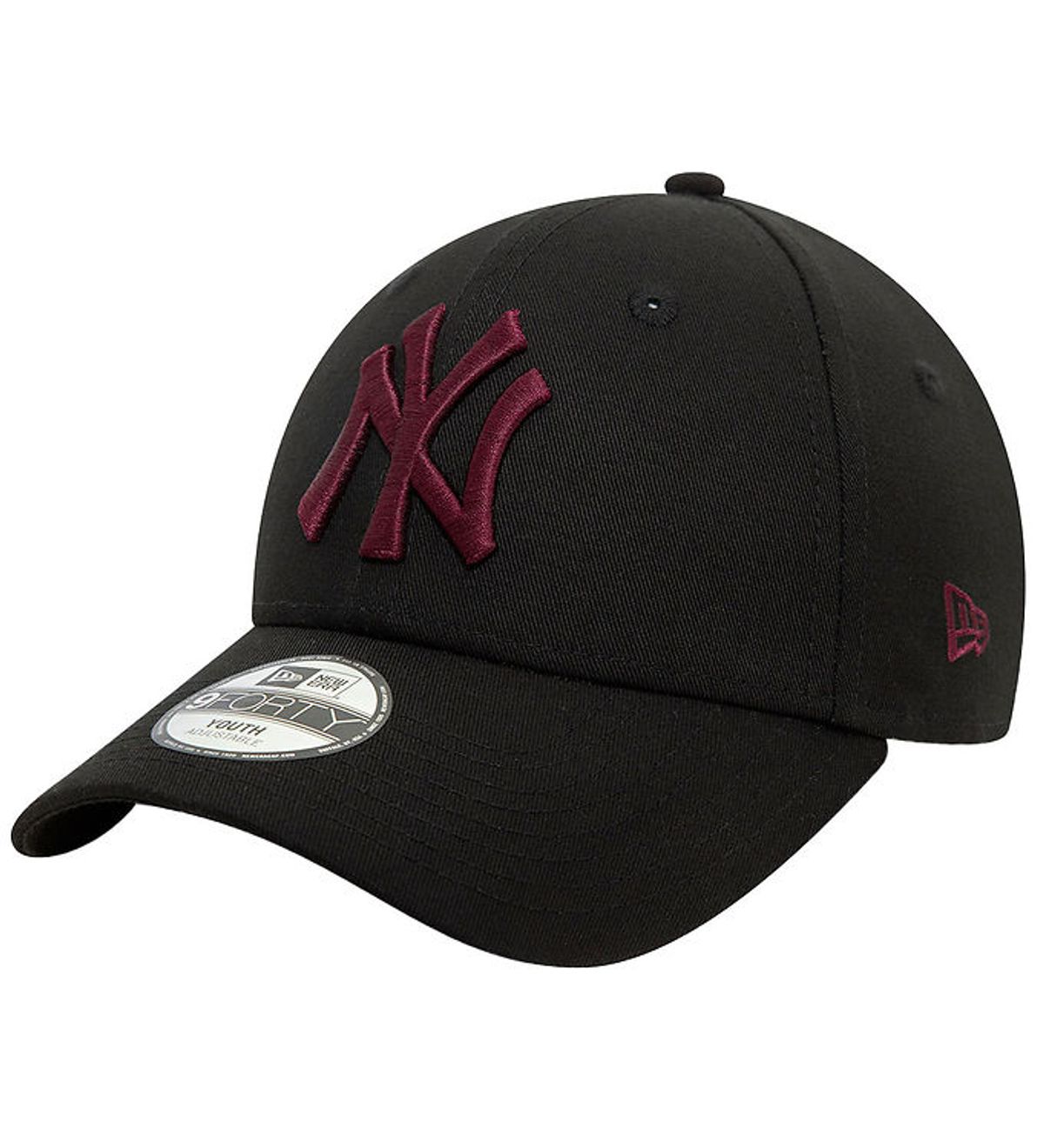 New Era Kasket - 9Forty - New York Yankees - Sort/Lilla