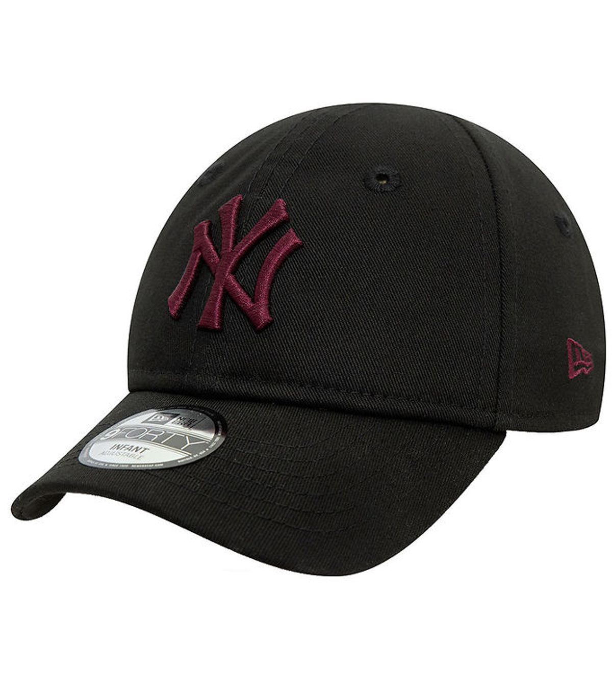 New Era Kasket - 9Forty - New York Yankees - Sort/Lilla