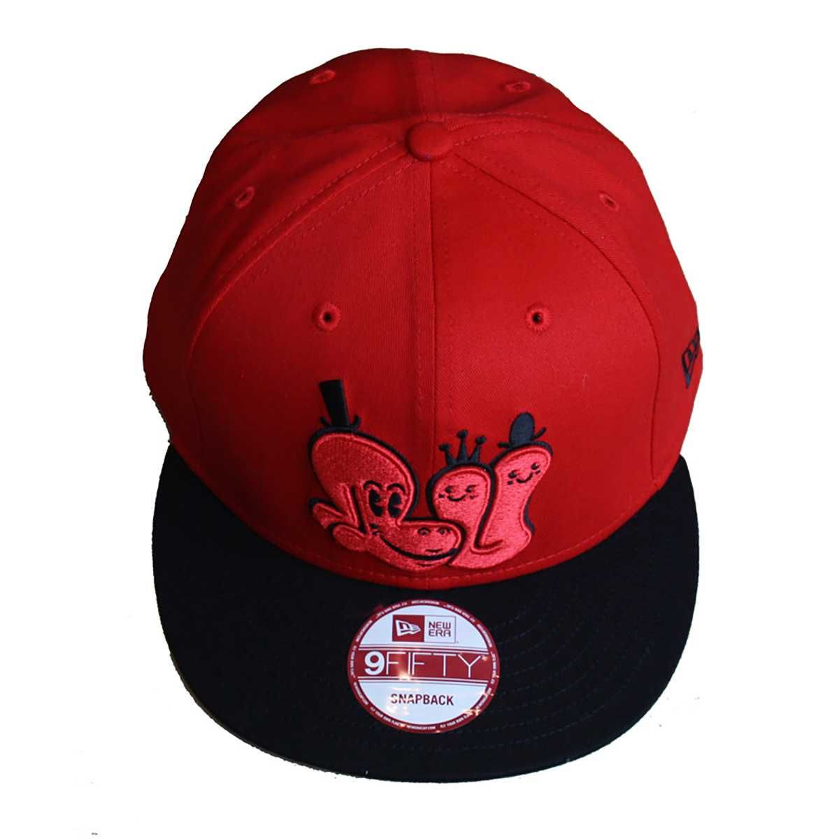 New Era Snap Back Cap Throw Up Rød