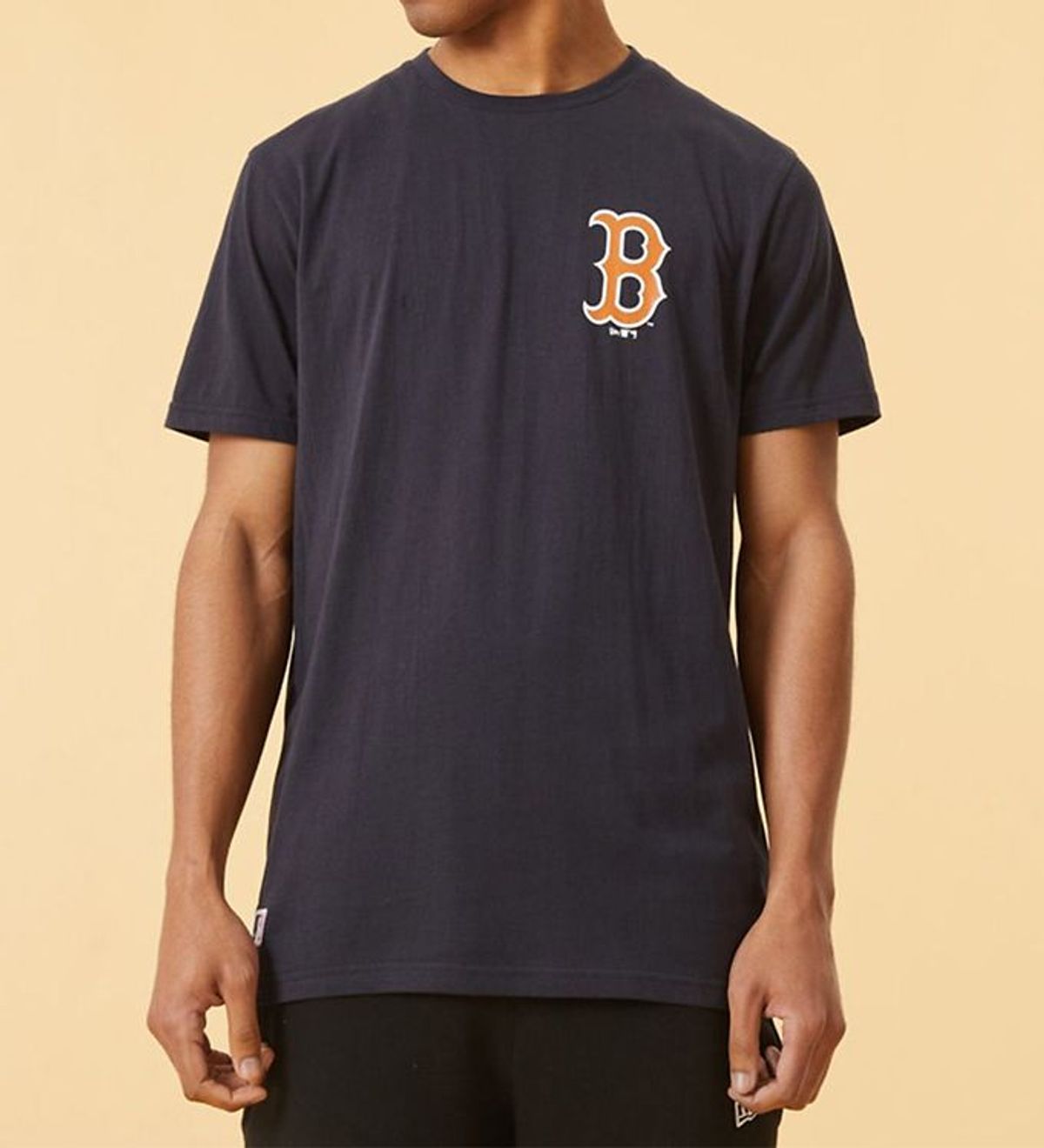 New Era T-shirt - Boston Red - Sort