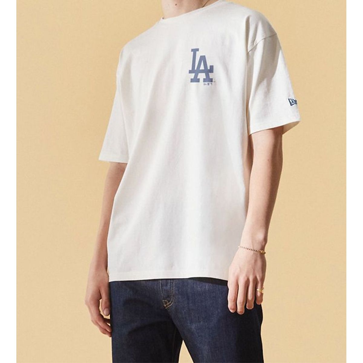 New Era T-shirt - Los Angeles Dodgers - Hvid