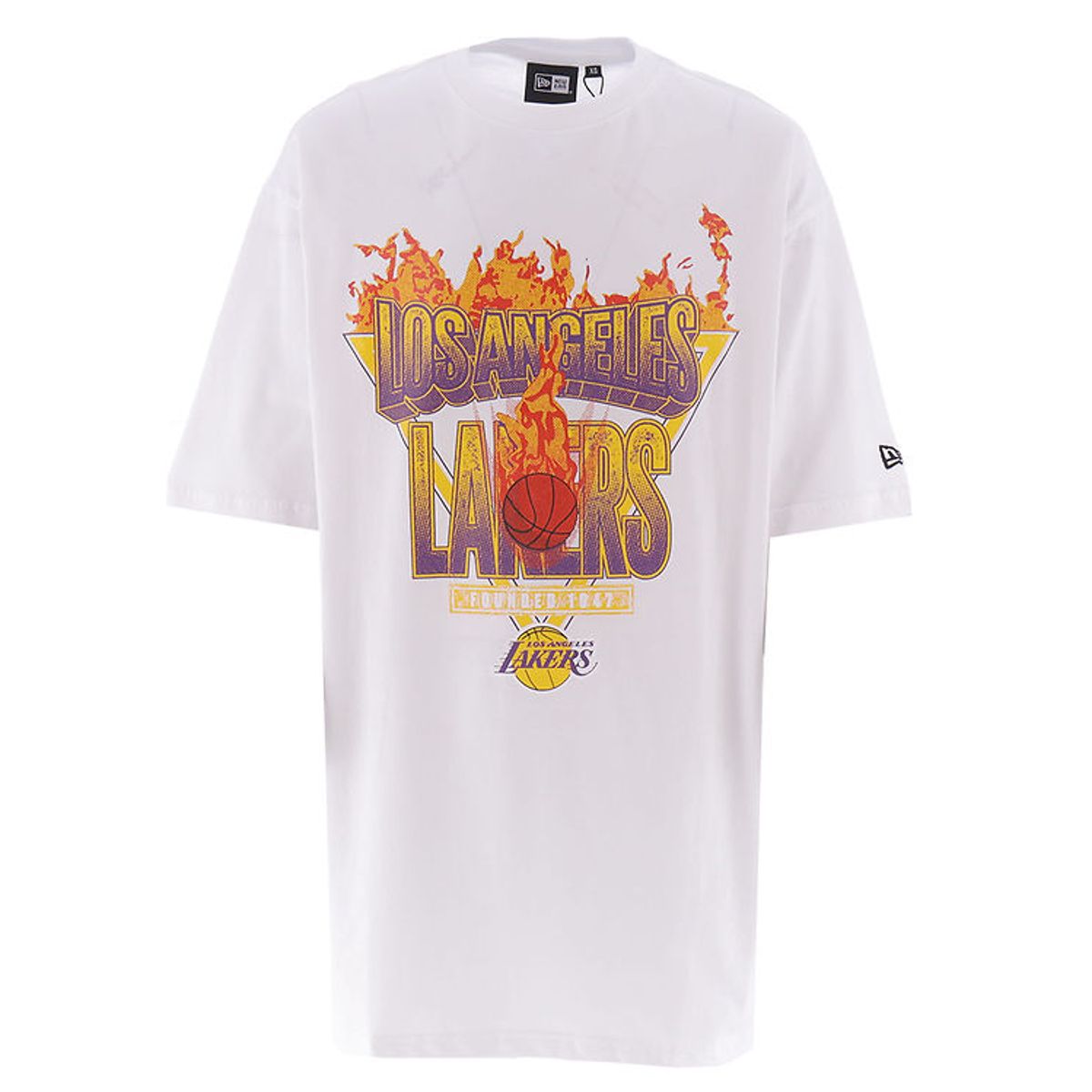 New Era T-Shirt - NBA - Lakers - Hvid