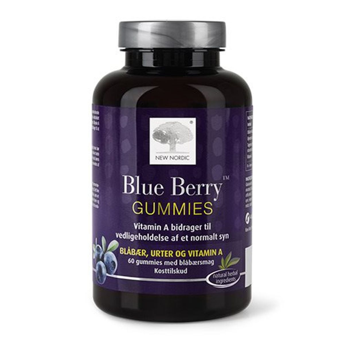 New Nordic Blue Berry gummies, 60 stk