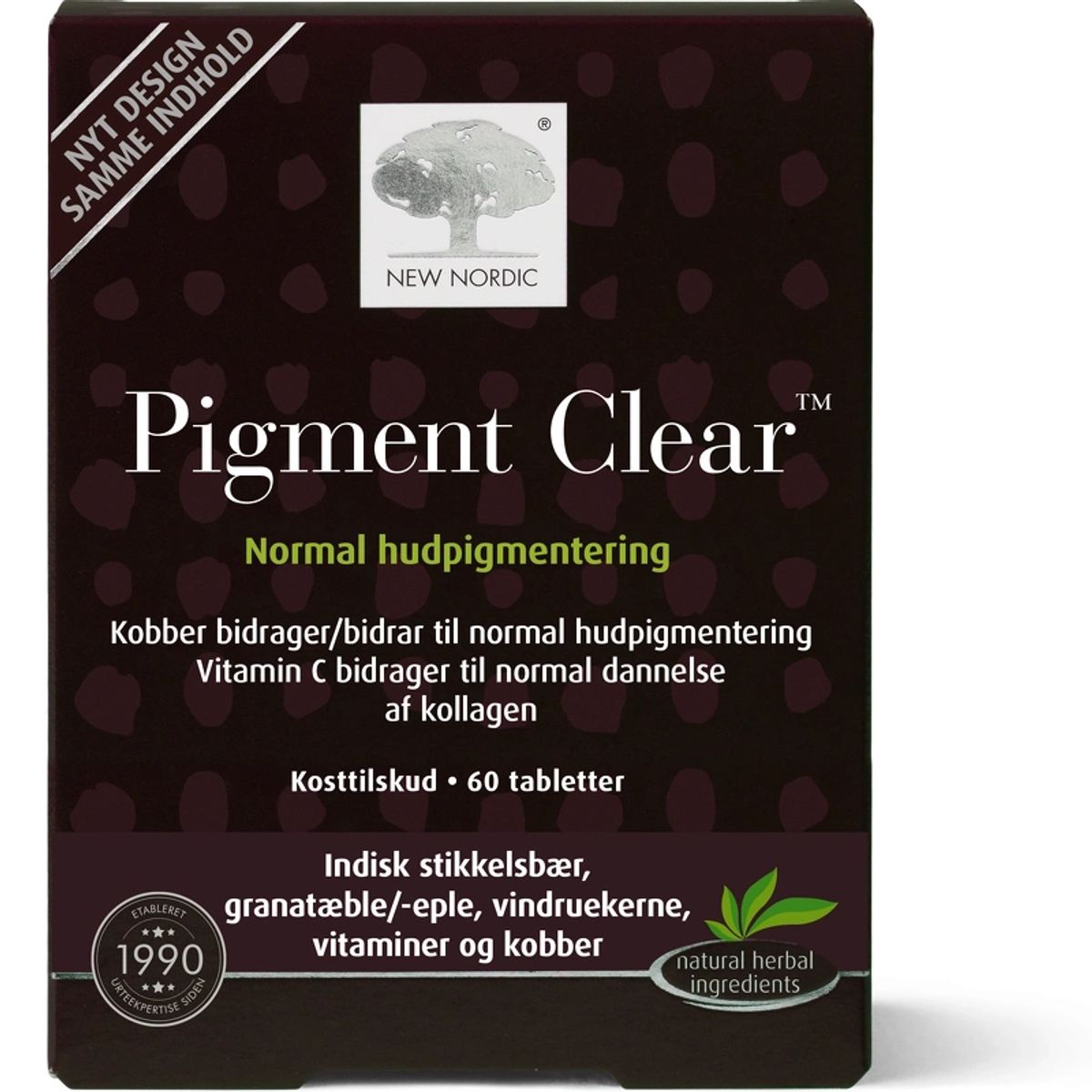 New Nordic Skin Care Pigment Clear 60 Pieces