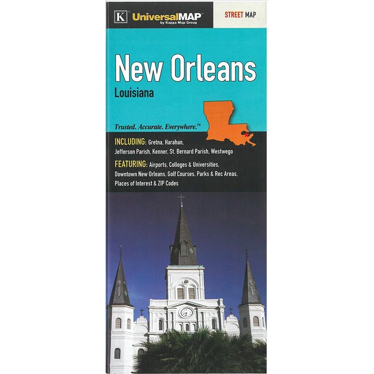 New Orleans - Kappamap - English Book