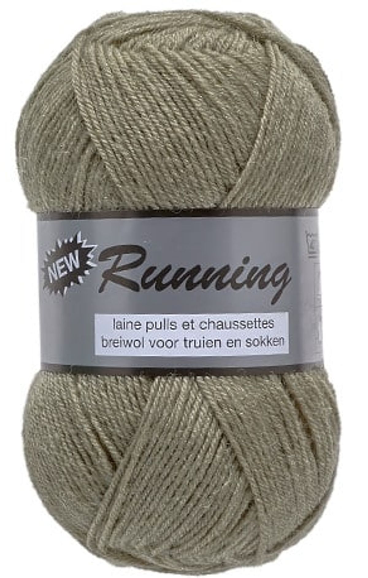 New Running fra Lammy Yarns i mange farver - Lys army - 25% Polyamid, 75% Uld