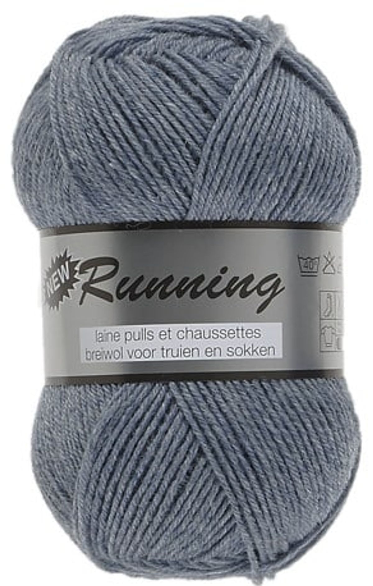 New Running fra Lammy Yarns i mange farver - Lys blå - 25% Polyamid, 75% Uld