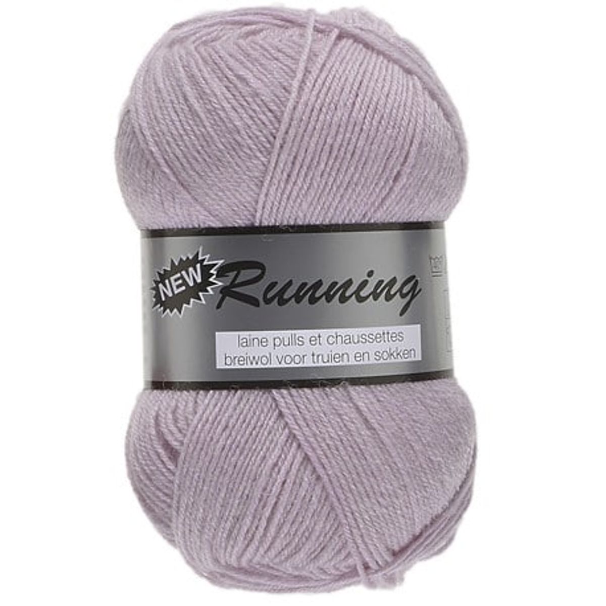 New Running fra Lammy Yarns i mange farver - Lys lilla - 25% Polyamid, 75% Uld