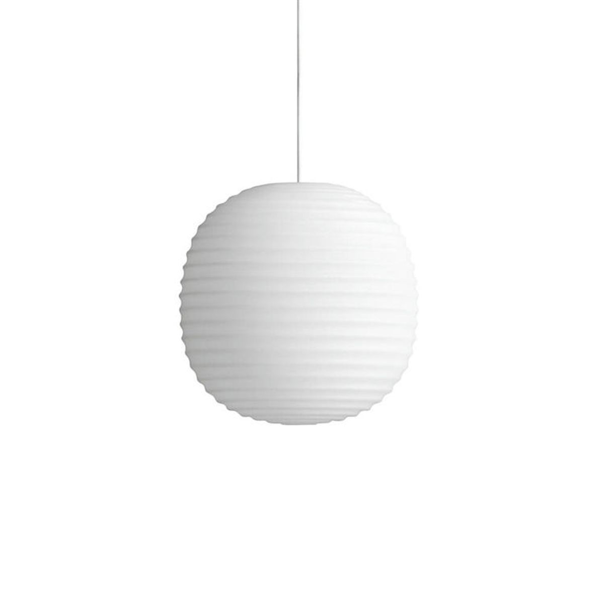 New Works Lantern Pendel White Ø20