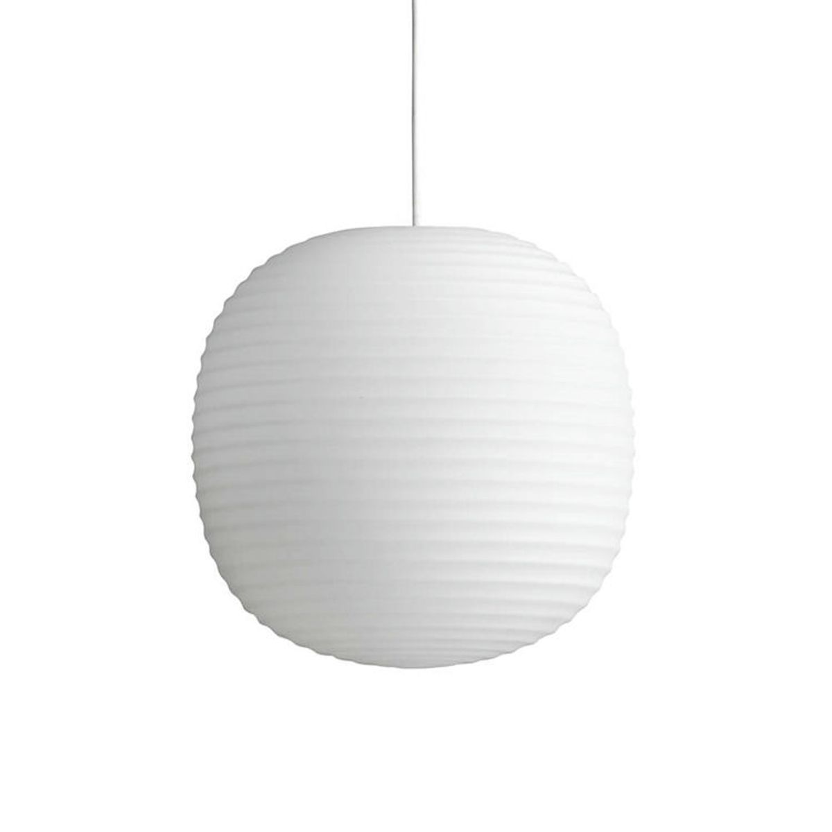 New Works Lantern Pendel White Ø30