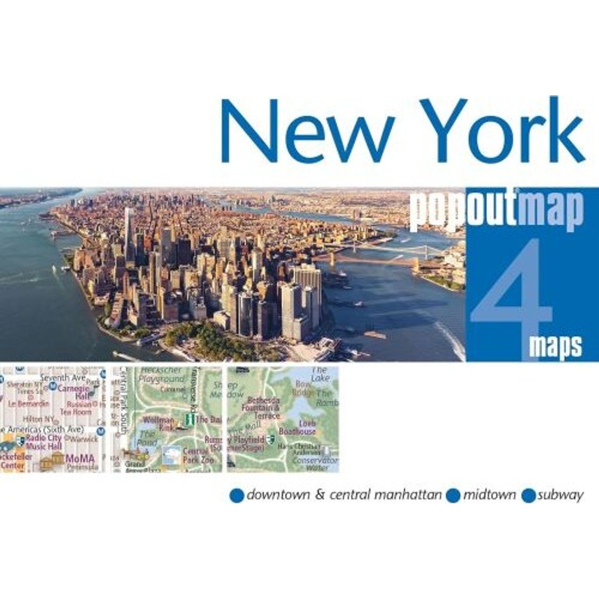 New York Popout Maps - Popout Map - English Book