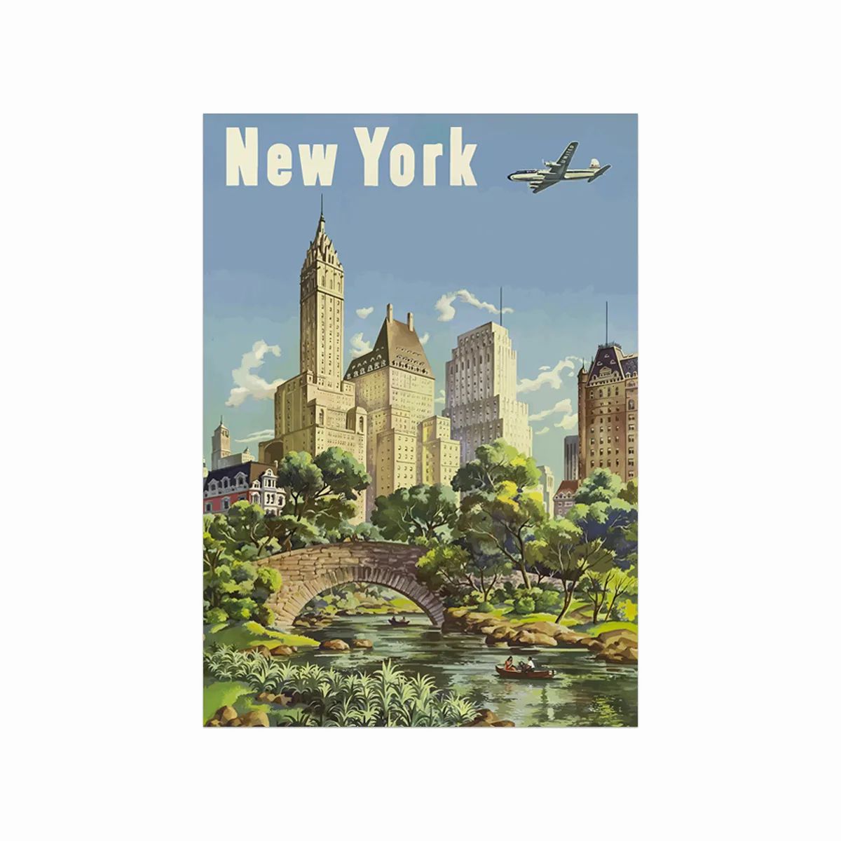 New York - Retro plakat