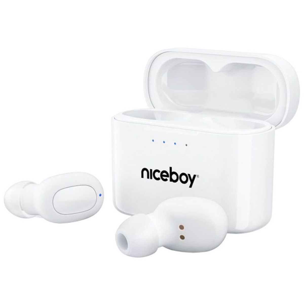 Niceboy HIVE Podsie 3 TWS In-ear høretelefoner, Hvid