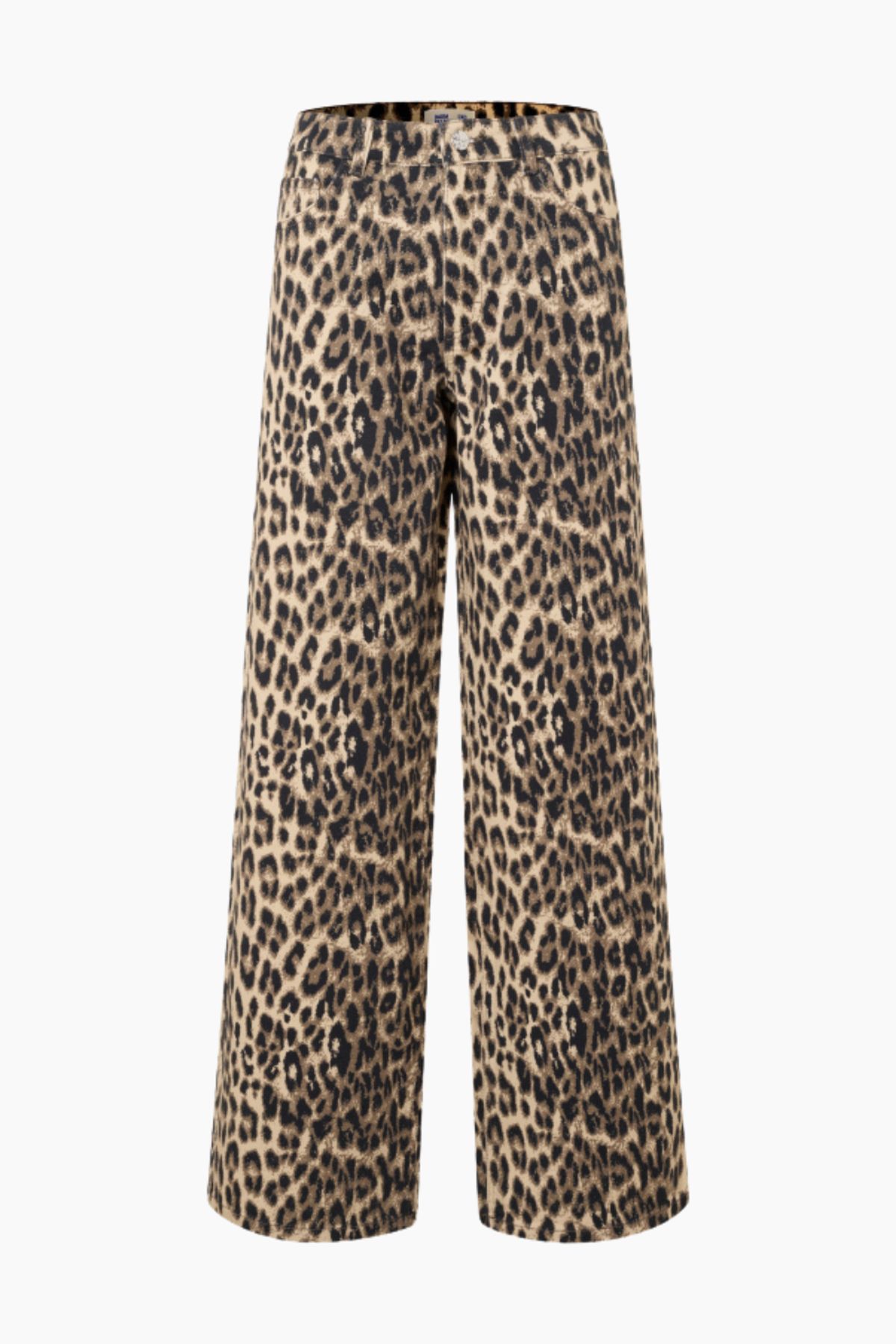 Nicette Jeans - Brown Baum Leopard - Baum und Pferdgarten - Leopard XL