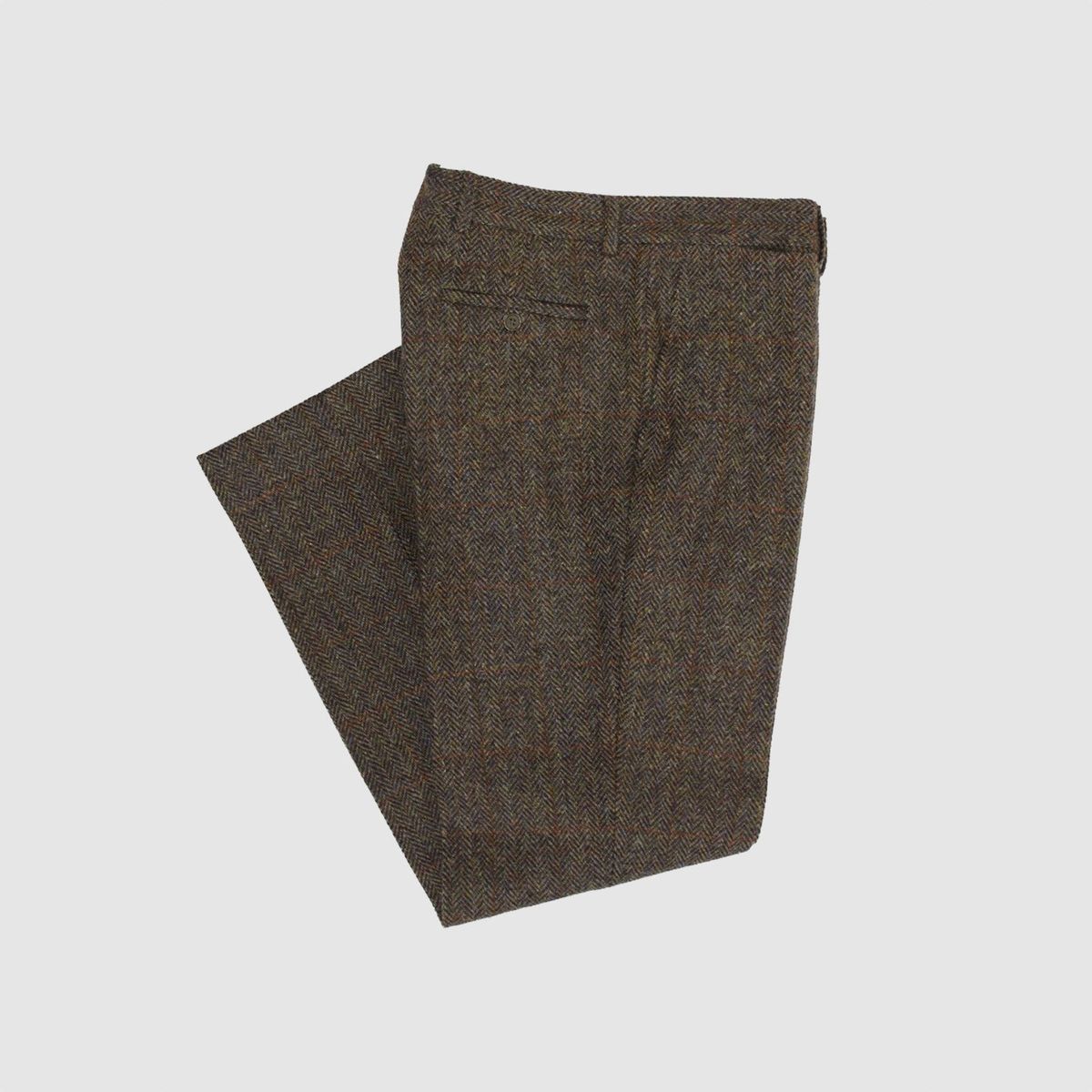 Nicholas herrebuks, brun, Harris Tweed - 32 UK