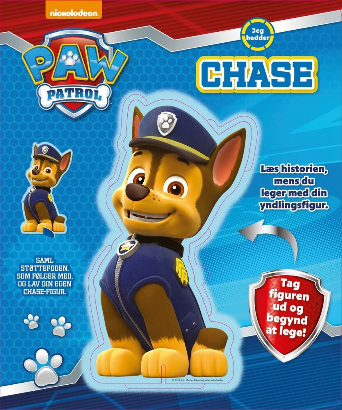 Nickelodeon Paw Patrol Chase - Figur og historie