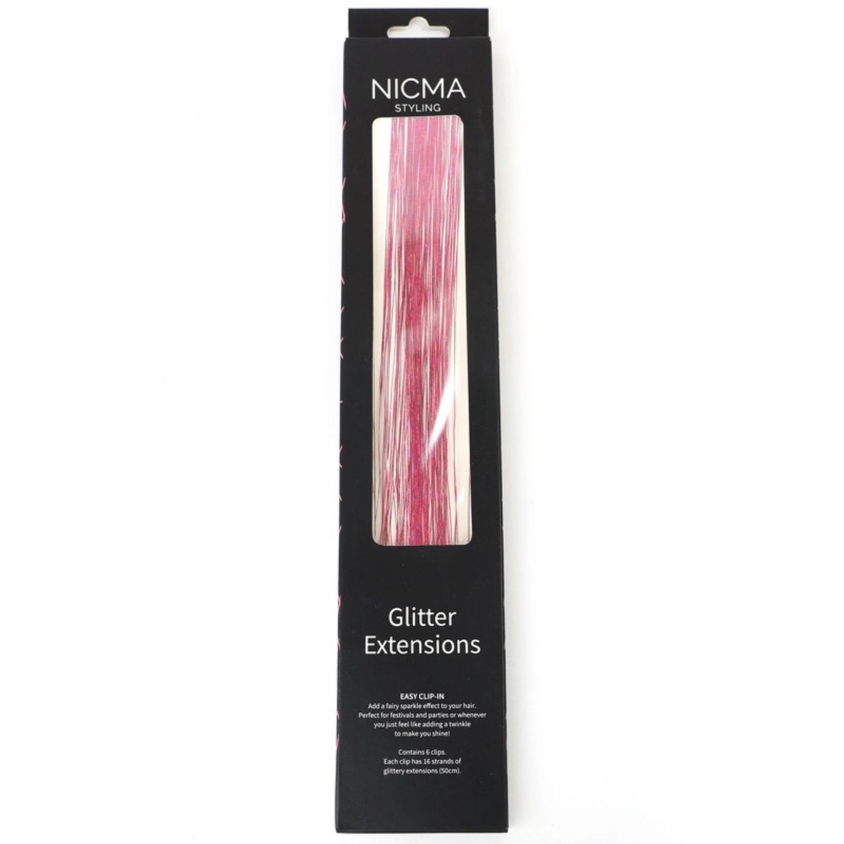 NICMA Styling Glitter Extensions - Purple