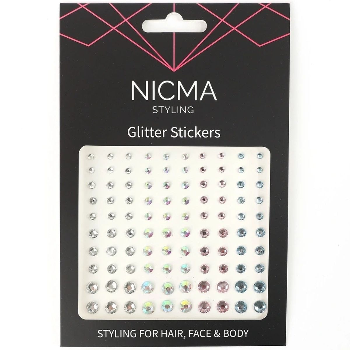 NICMA Styling Glitter Stickers - Multi