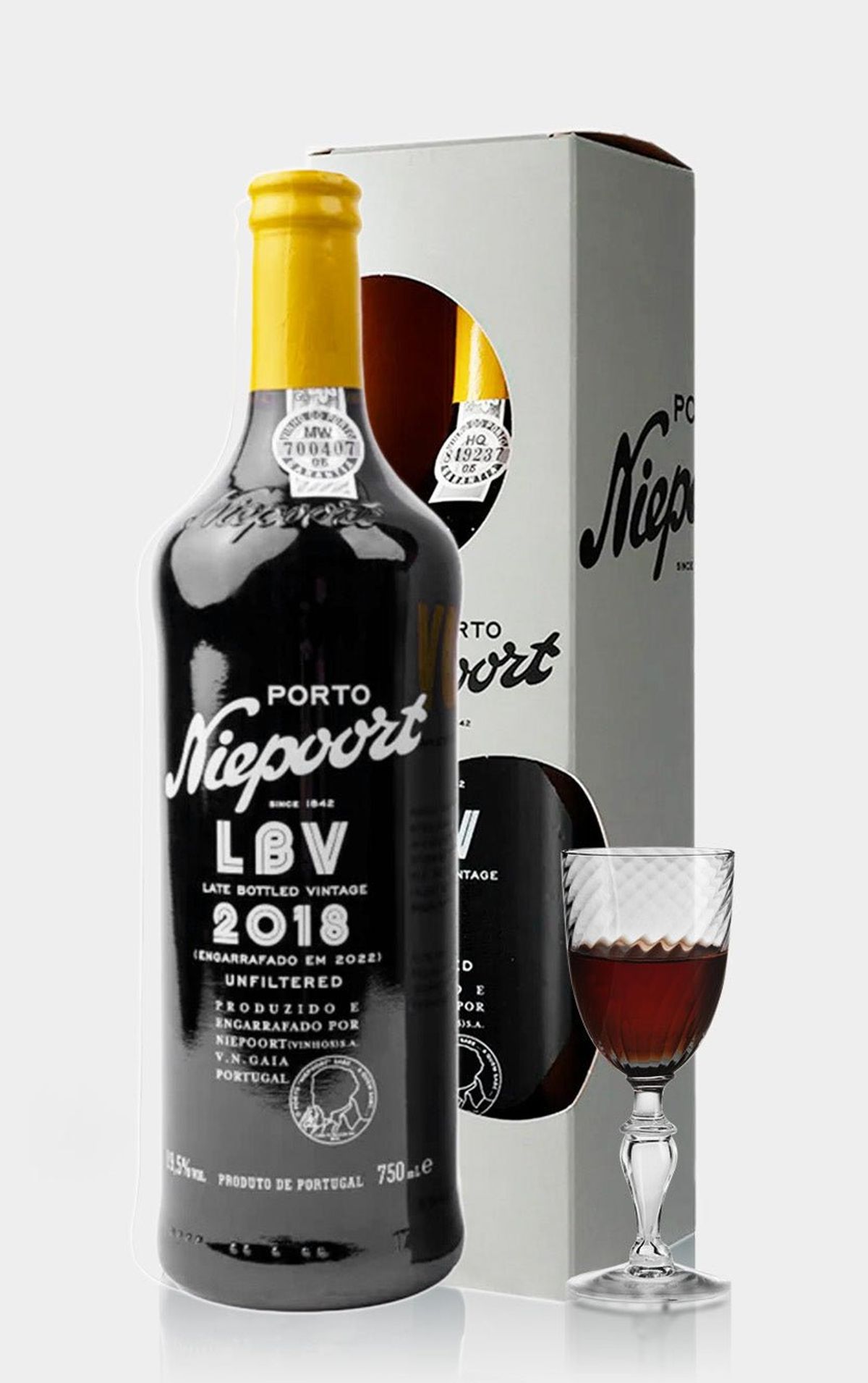 Niepoort Vintage portvin 2018 i gaveæske