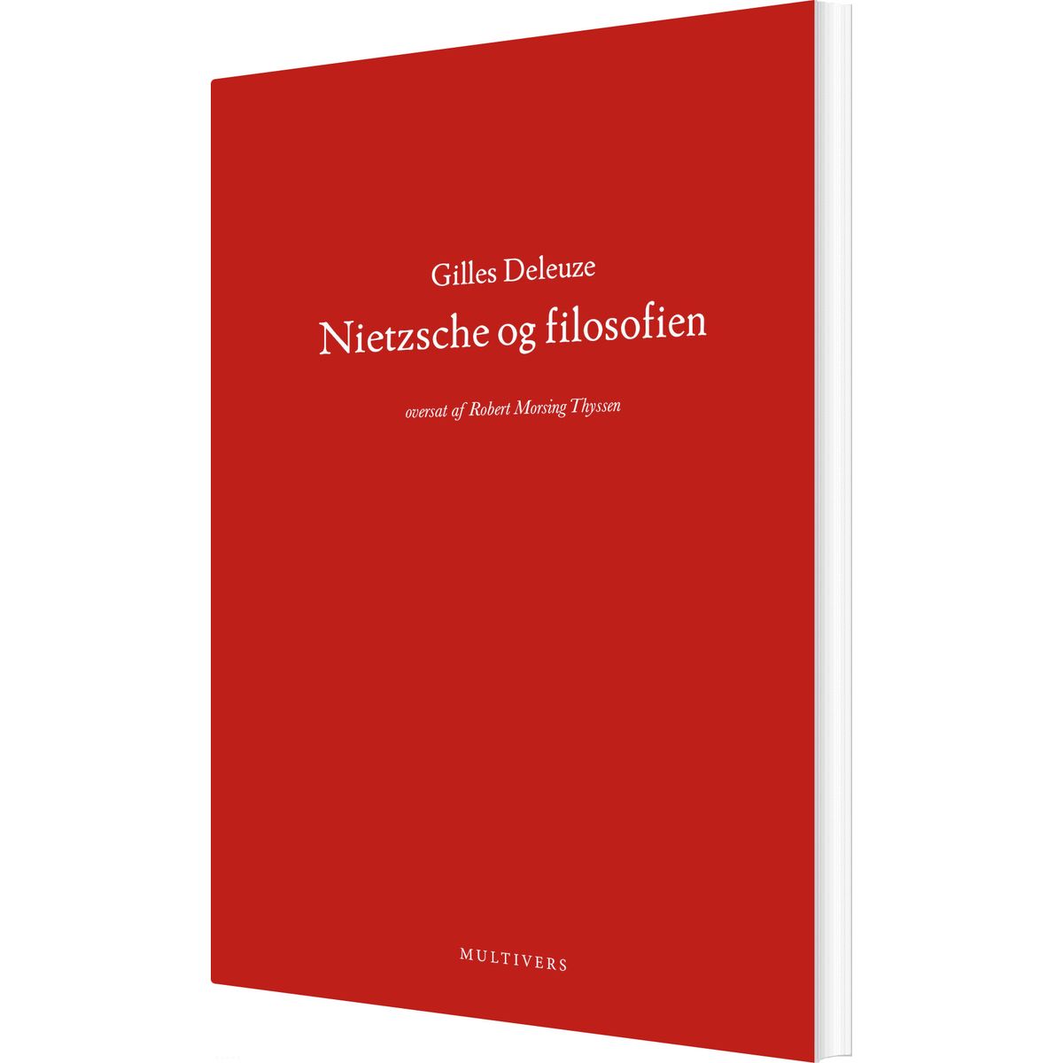 Nietzsche Og Filosofien - Gilles Deleuze - Bog