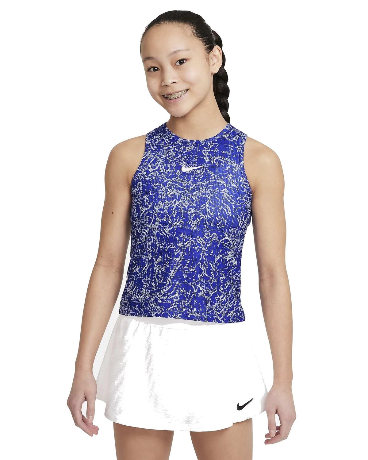 Nike Court Dri-Fit Victory Junior Tanktop Concord/White