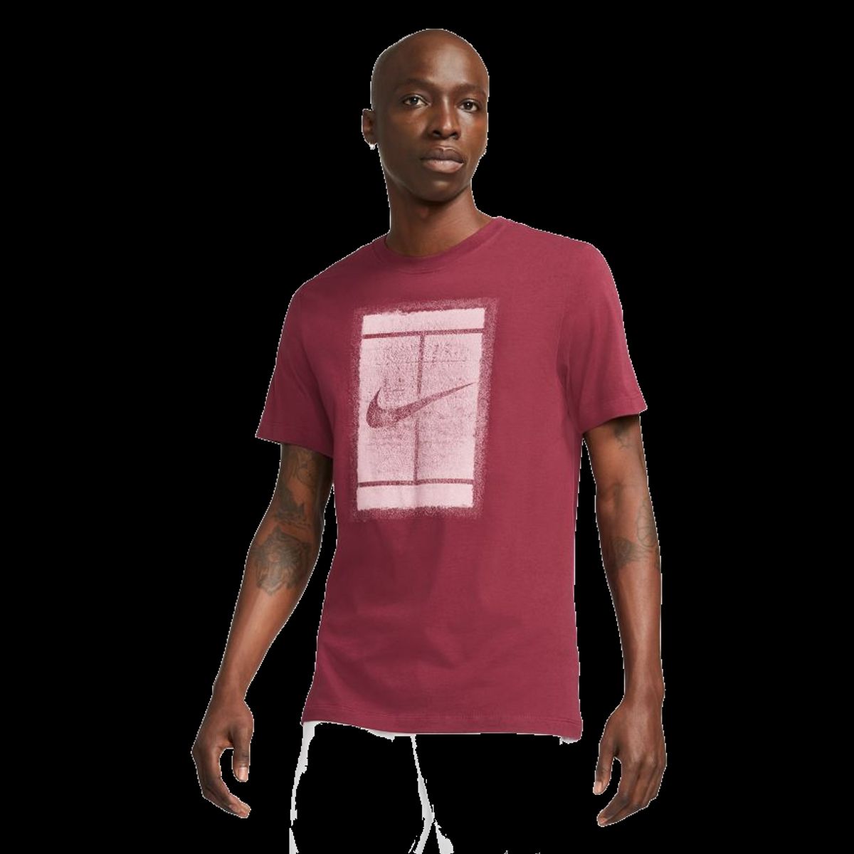 Nike Court T-shirt Dark Beetroot/Elemental Pink