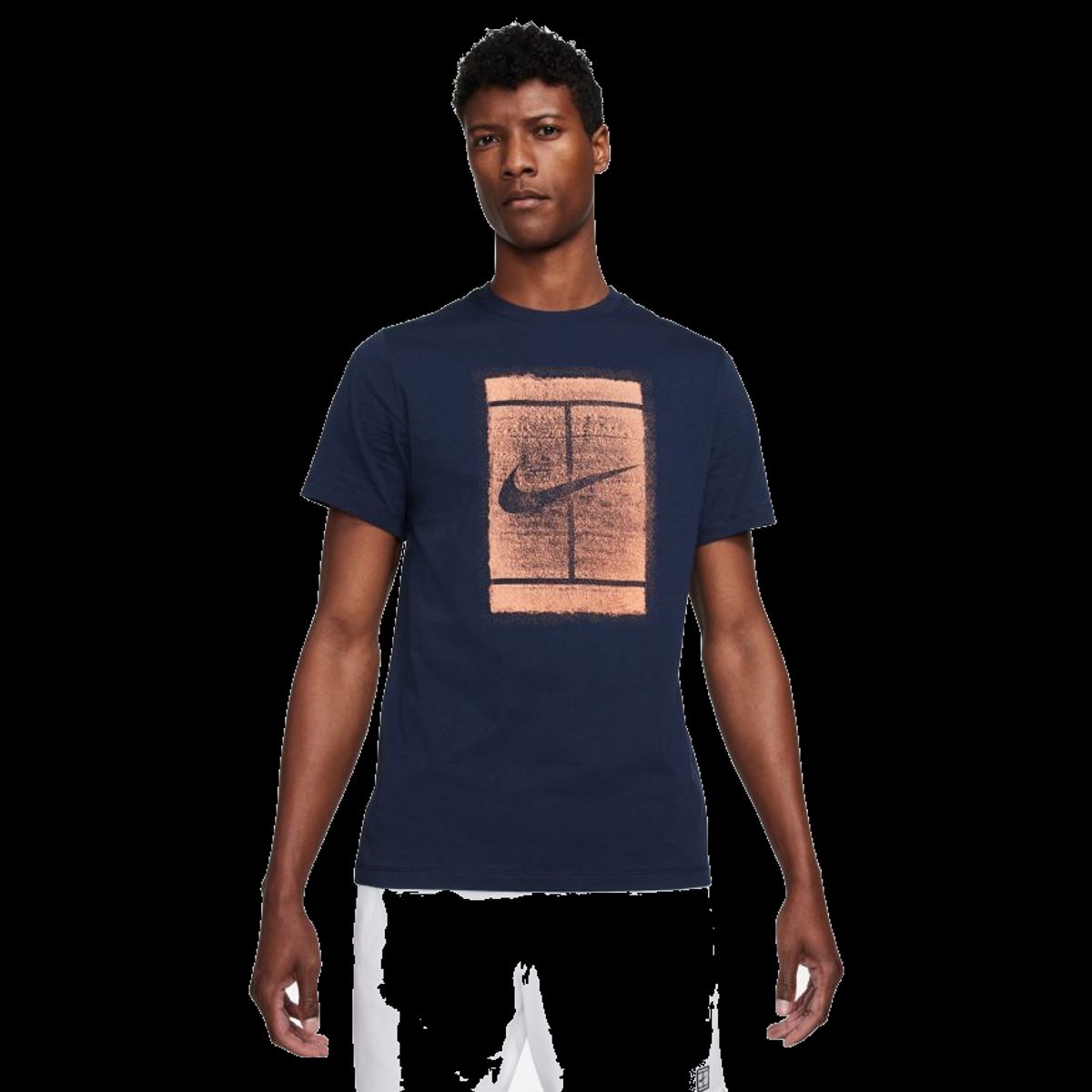 Nike Court T-shirt Obsidian/Apricot Agate