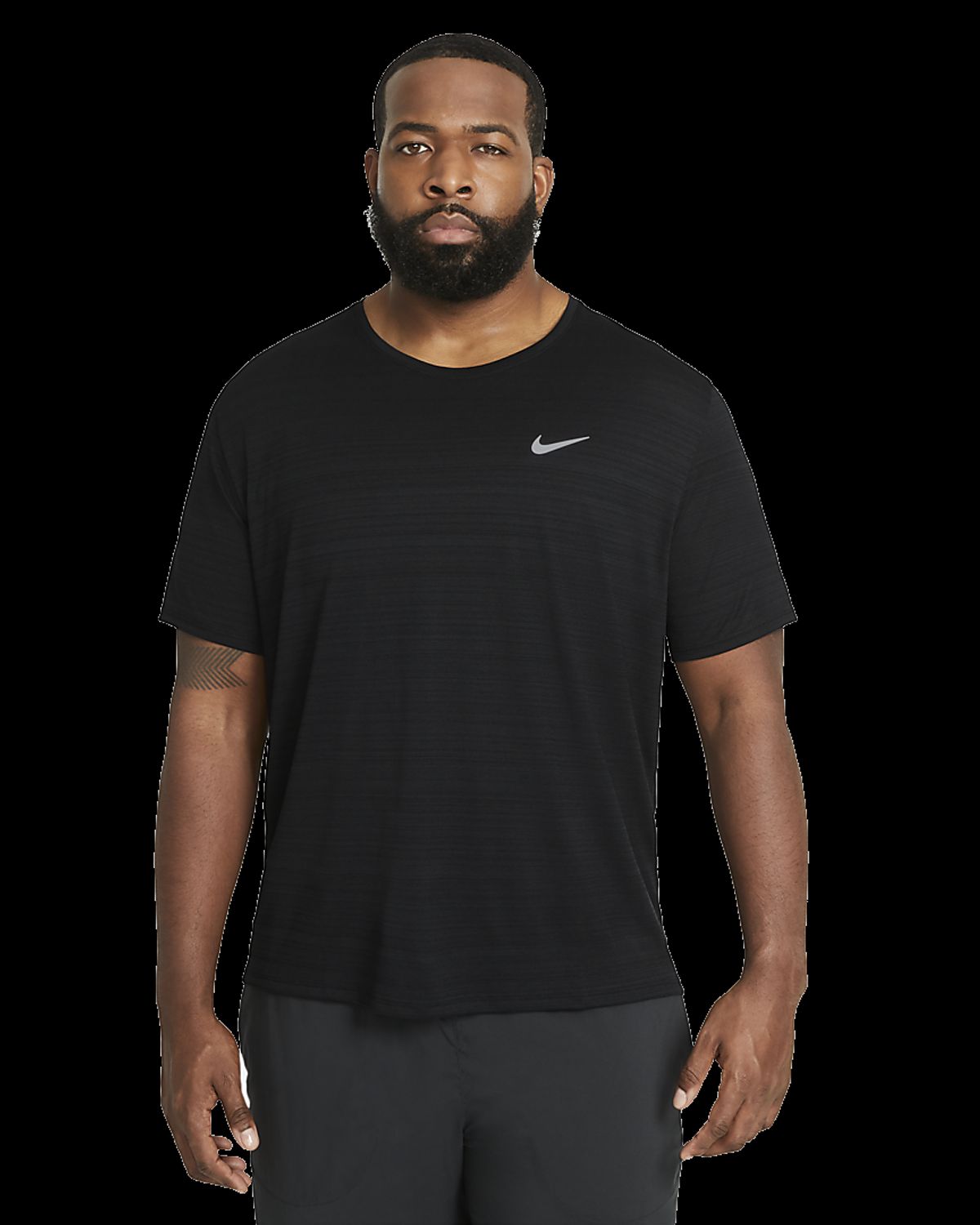 Nike Dri-Fit Miler T-shirt Black