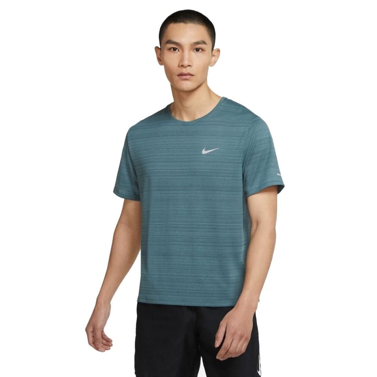 Nike Dri-Fit Miler T-shirt Silver