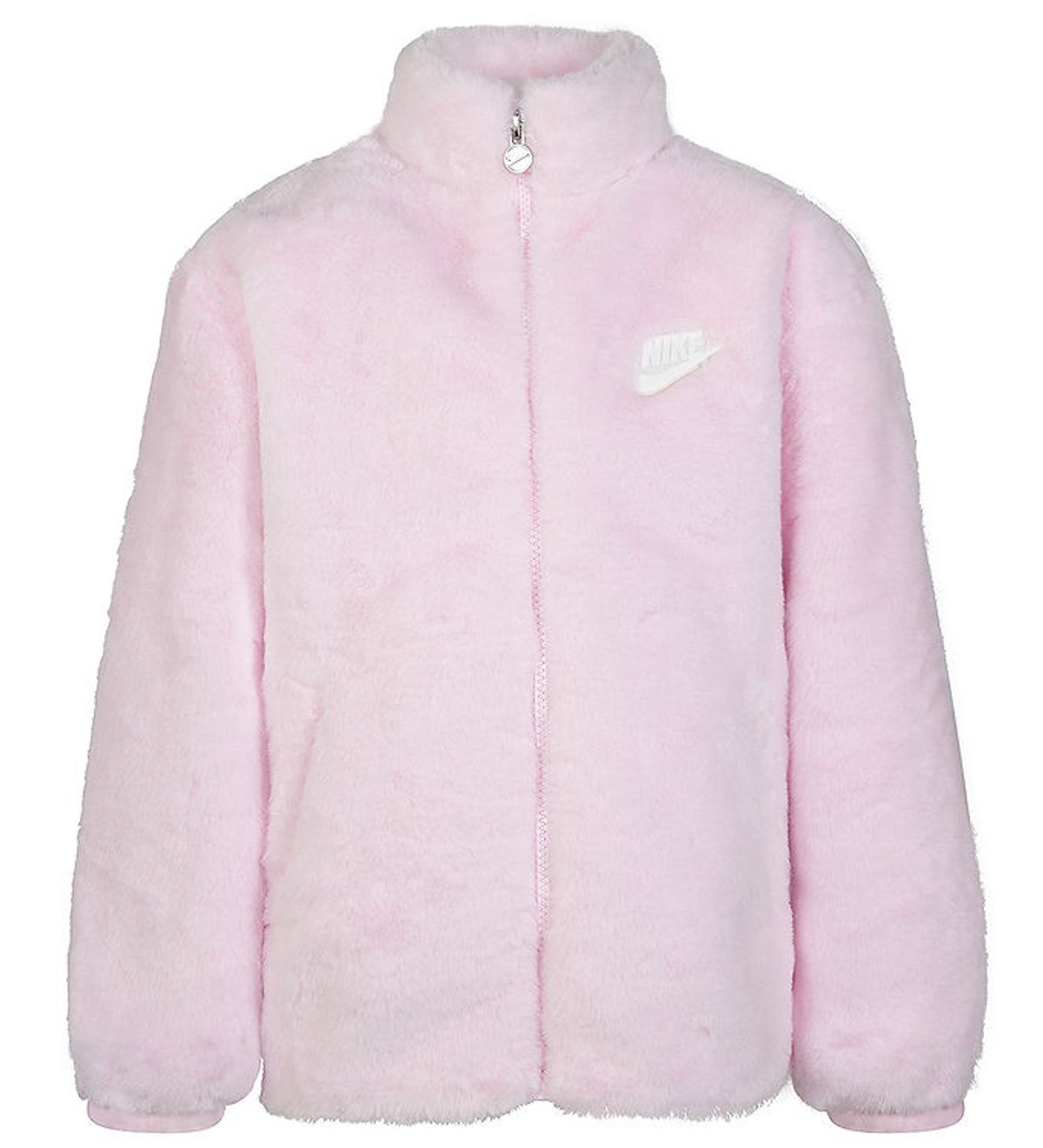 Nike Jakke - Imiteret Pels - Pink Foam