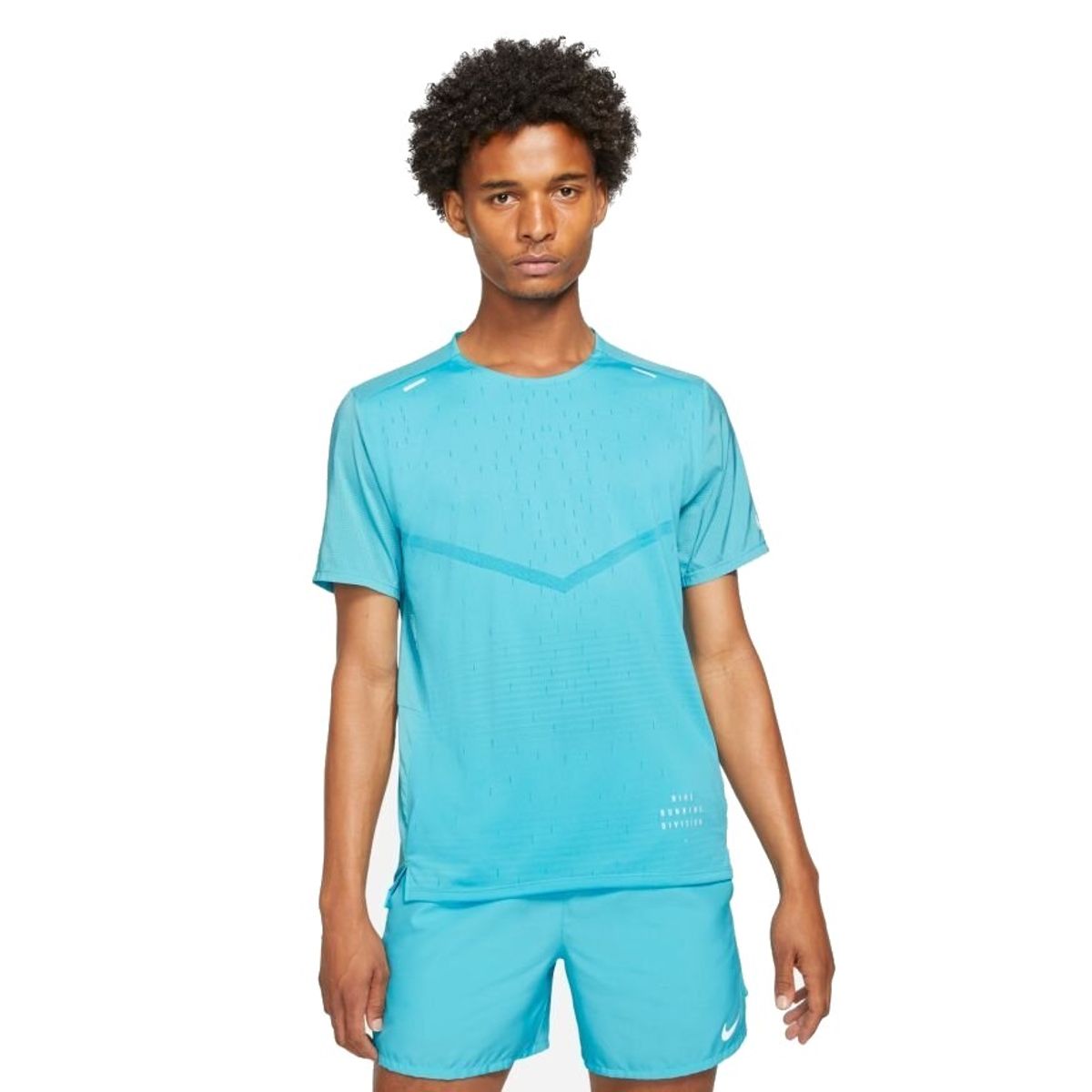 Nike Rise 365 Run Division T-shirt Chlorine Blue