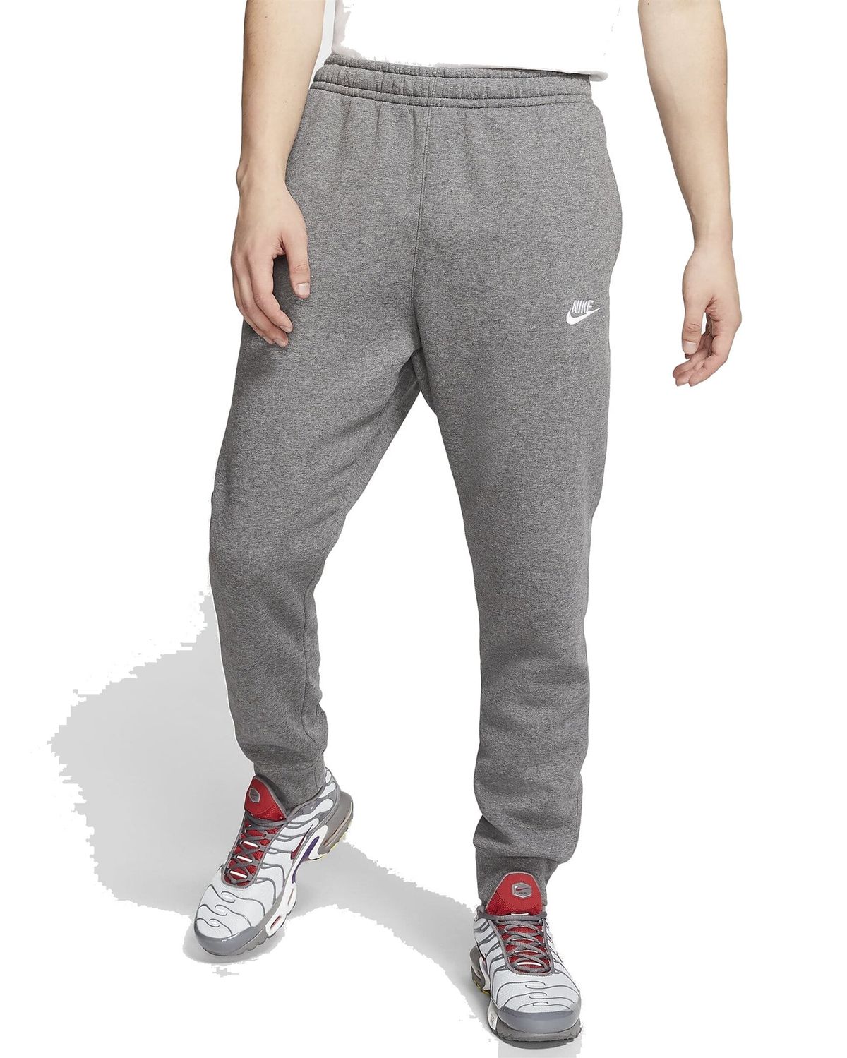 Nike Sportswear Club Fleece Joggers Charcol Heathr/Anthracite/White