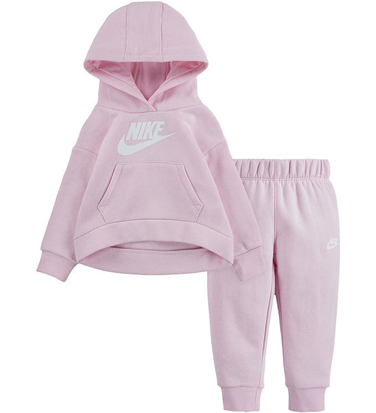 Nike Sweatsæt - Pink Foam m. Hvid