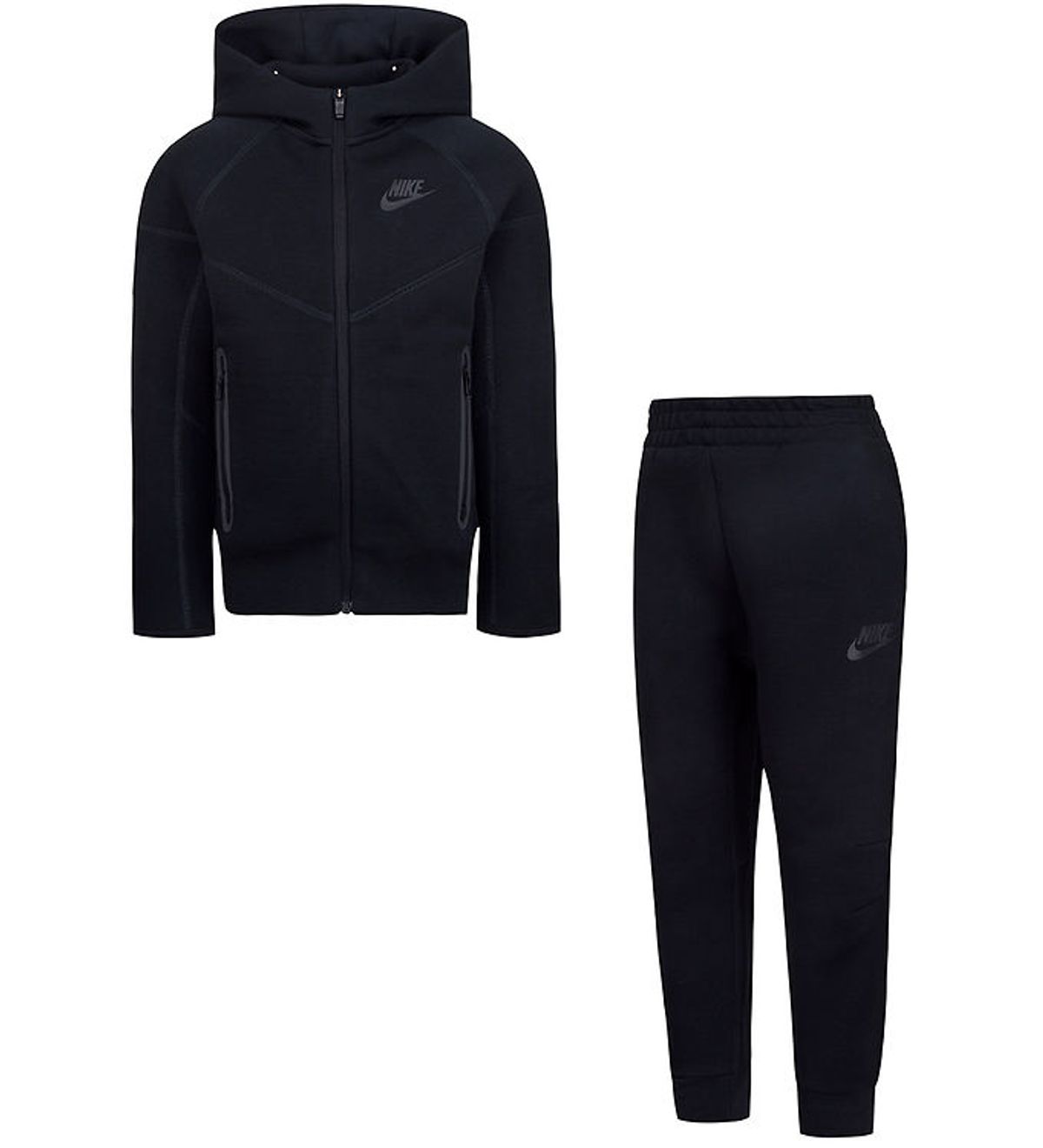 Nike Sweatsæt - Tech - Cardigan/Sweatpants - Sort