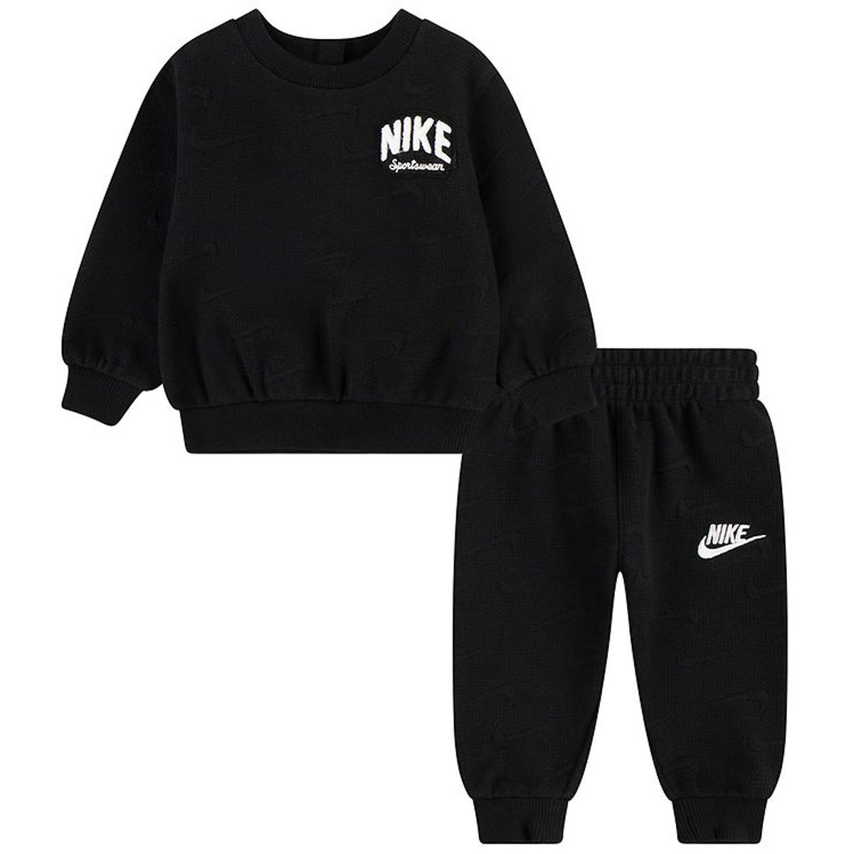 Nike Sæt - Bluse/Bukser - Jacquard - Sort