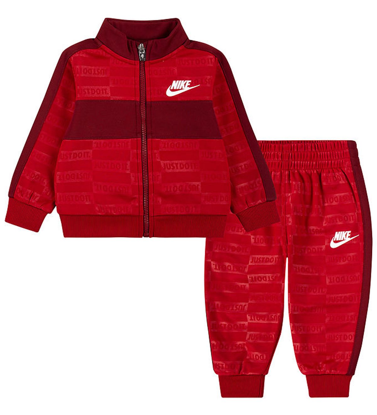 Nike Træningssæt - Cardigan/Bukser - Gym Red