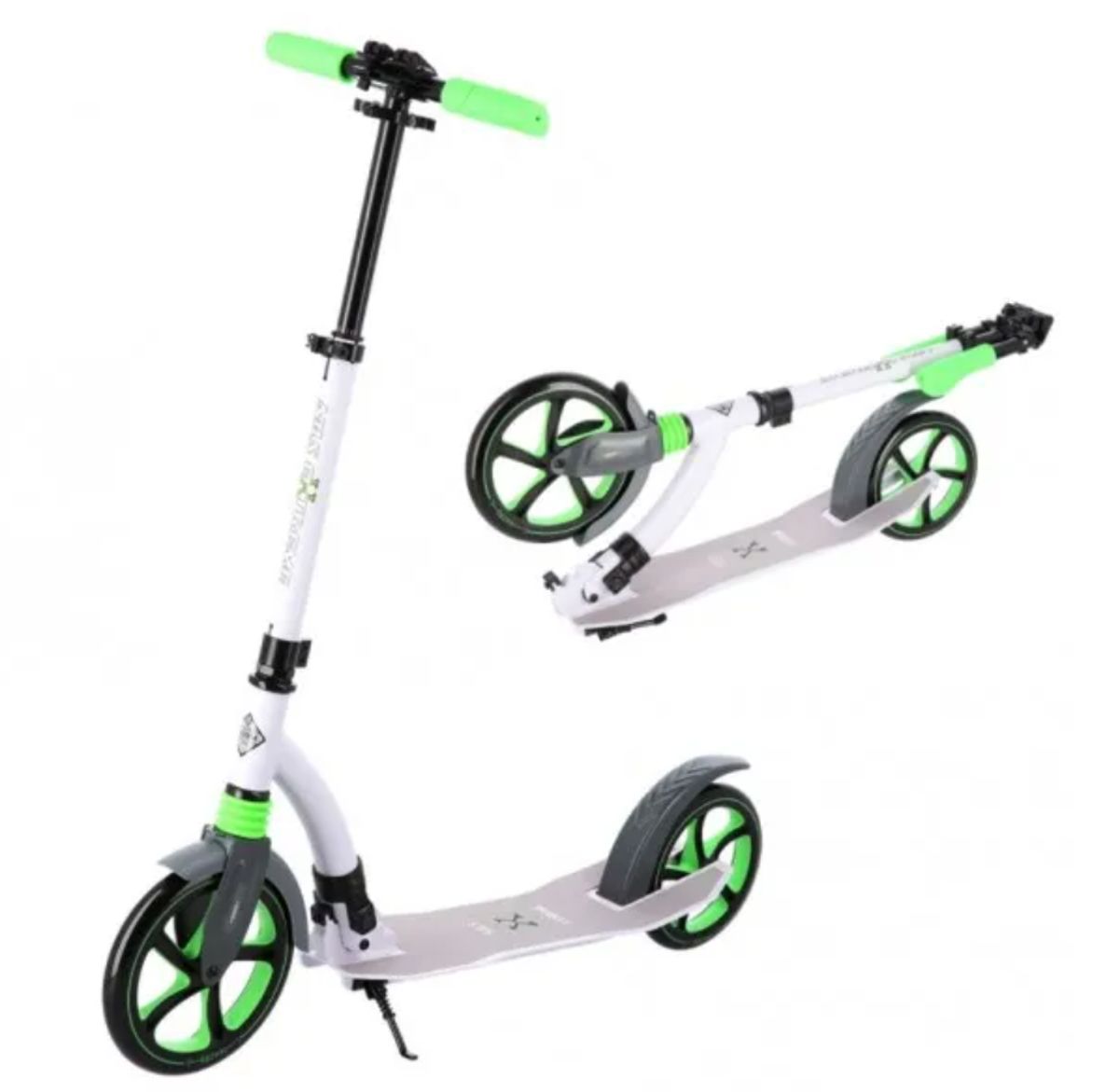 Nils Extreme 230 mm løbehjul Light Green - HURTIG LEVERING - med ABEC 9 kuglelejer