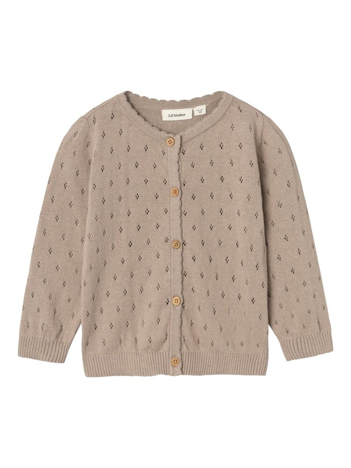 Nimi langærmet strik cardigan - ETHEREA - 104